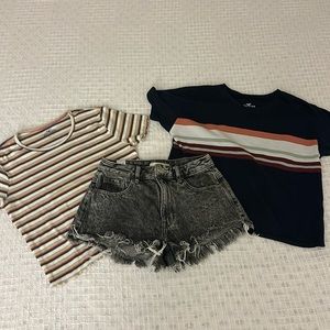 3 piece summer set (Hollister/PacSun)